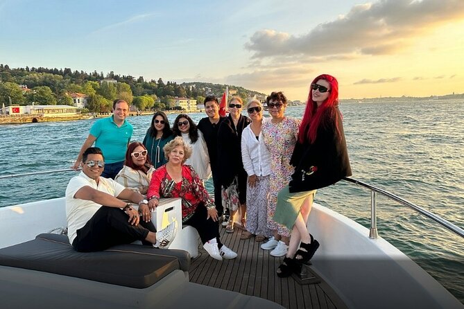 Guided Bosphorus Sunset Cruise on Luxurious Yacht - Small Group Cruise - Refreshments Served on the Yacht