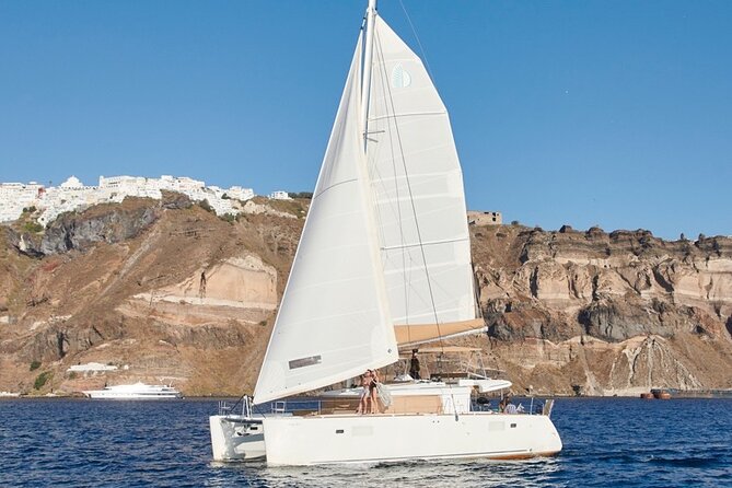 Santorini Platinum Catamaran Cruise With Meal, BBQ and Open Bar - Inclusions