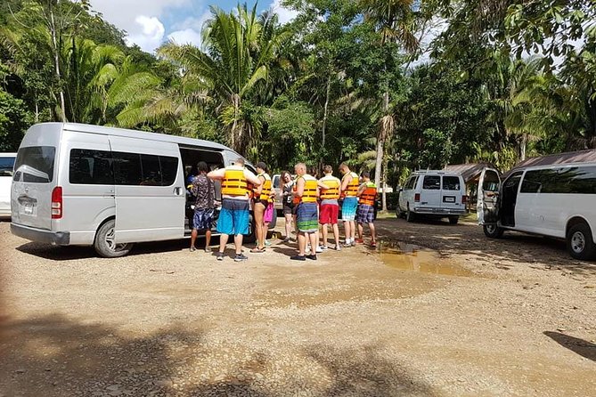 Cave Tubing Family Style - Getting to the Cave System