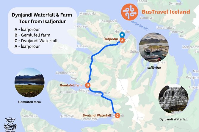 Dynjandi Waterfall & Iceland Farm Visit Tour - Visiting Dynjandi Waterfall
