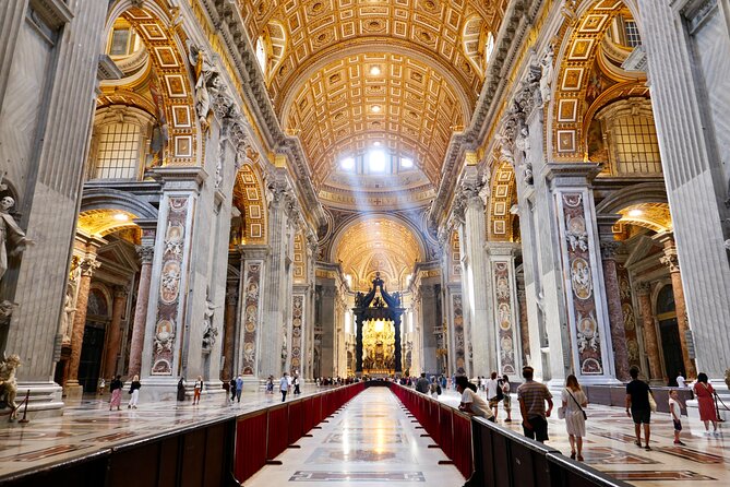 Tour of St Peters Basilica With Dome Climb and Grottoes in a Small Group - Exploring St. Peters Basilica