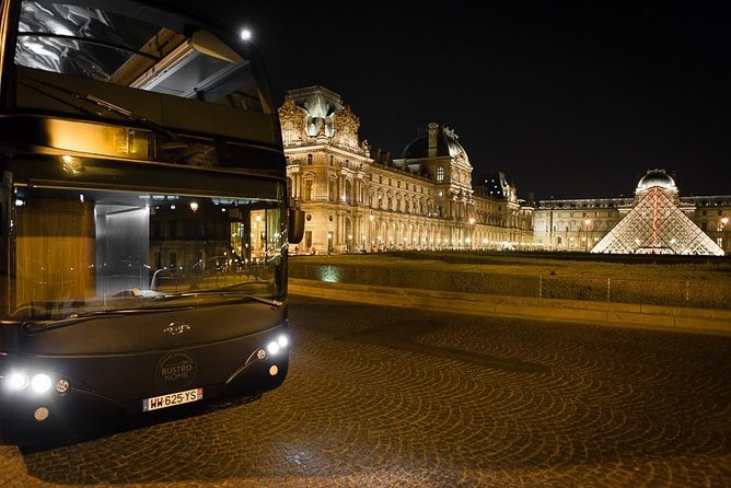 Paris Bustronome Gourmet Sightseeing Dinner on a Panoramic Bus - Audio Guides for Historical Insights