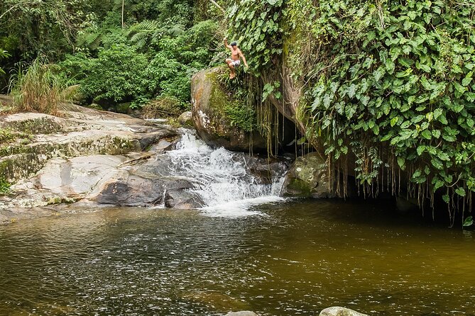 Private Waterfalls and Still Jeep 4x4 6hrs by Jango Paraty - Exploring the Waterfalls