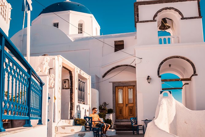 Santorini Highlights Small-Group Tour With Wine Tasting From Fira - Experience at the Prophet Elias Monastery