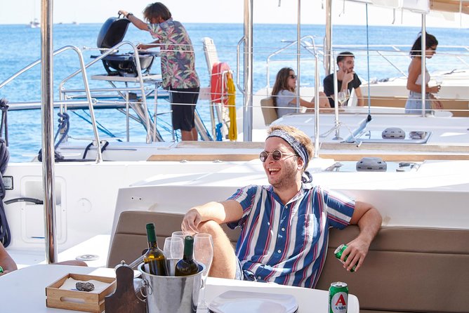 Santorini Platinum Catamaran Cruise With Meal, BBQ and Open Bar - Sunset Cruise and Dining Experience