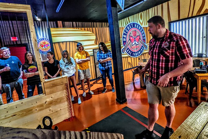 90 Minute Axe Throwing Guided Experience in Clearwater at Hatchet Hangout - Instructors and Guidance