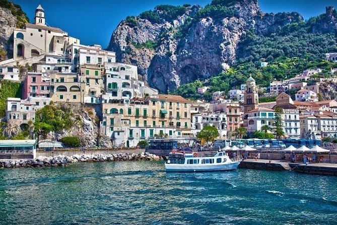 Amalfi Shared Tour (9:00am or 11:15am Boat Departure) - Key Features