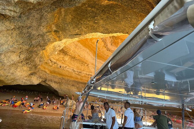 Benagil Caves & Coast From Portimão on an Eco-Friendly Catamaran - Visiting the Benagil Cave