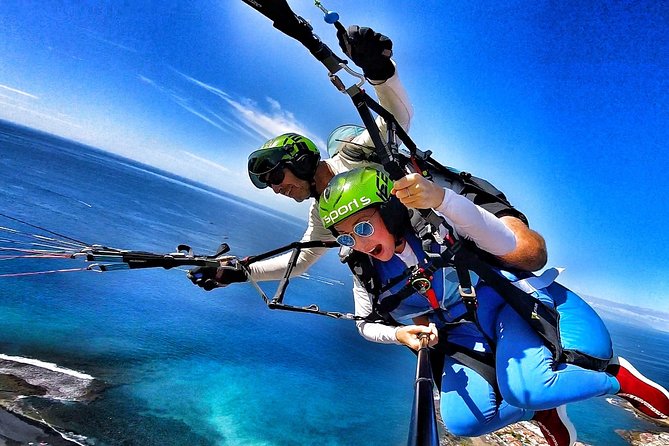 BRONZE Tandem Paragliding Flight in South Tenerife, Free Pick up - Inclusions and Requirements