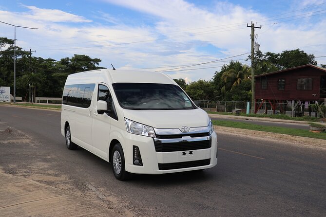International Airport Belize City to San Ignacio - Shuttle Features and Amenities