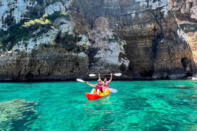 Kayak Paradise: Cala Portixol Snorkel, Cave & Cliff Jumping Tour - Meeting Point and Arrival Tips