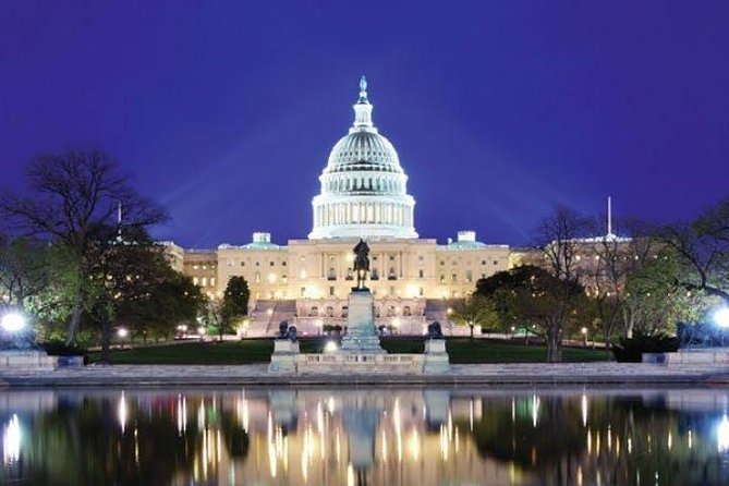 Night Monuments Tour With 8 Stops and Admission Ticket Upgrades - Capitol Photo Stop