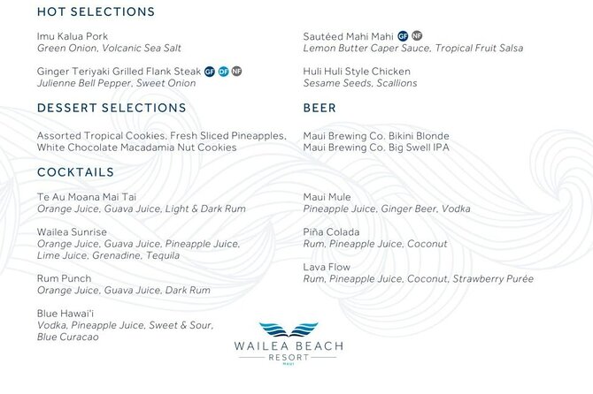 Te Au Moana Luau at The Wailea Beach Marriott Resort on Maui, Hawaii - Amenities and Services