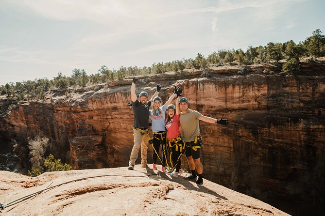 Via Ferrata / Rappel Adventure in East Zion - Moqui Cave Rendezvous and Transportation