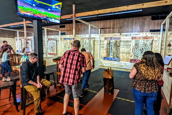 90 Minute Axe Throwing Guided Experience in Clearwater at Hatchet Hangout - Cancellation and Booking Options