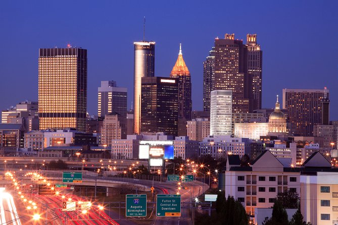 City Lights Atlanta Night-Time Tour With Photos & Dinner Stop - Transportation and Meeting Details