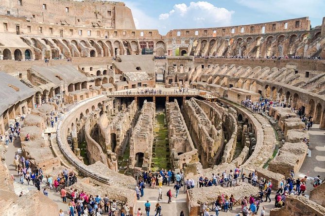 Colosseum Arena Floor, Roman Forum & Palatine Hill Guided Group Tour - Arena Floor Exploration