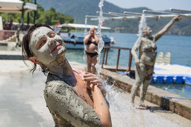 Dalyan River Cruise, Turtle Beach & Mud Baths From Marmaris - Relaxing in the Mud Baths