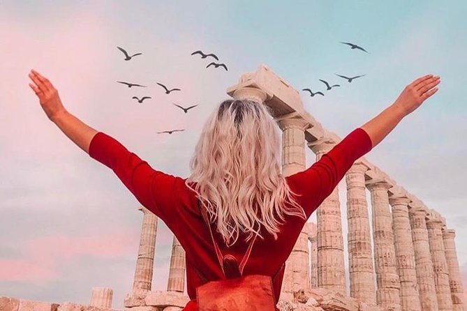 Enjoy Cape Sounio Private Majestic Sunset With Seaside Dinner - Witness the Majestic Sunset Over the Aegean Sea