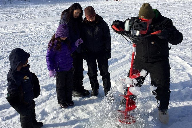 Fairbanks Ice Fishing Expedition in a Heated Cabin With Fish Cookout - Recommended for All Ages