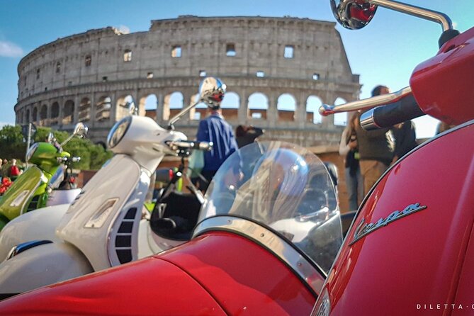 Highlights of Rome Vespa Sidecar Tour in the Afternoon With Gourmet Gelato Stop - Communication and Safety Features
