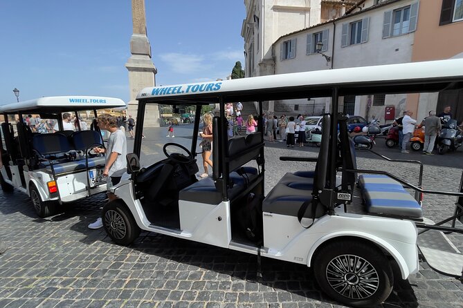 Rome Highlights City Tour by Golf Cart With Gelato - Logistics and Meeting Point