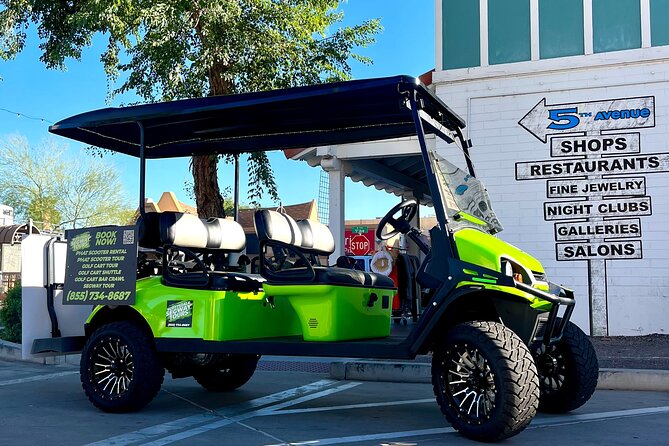 1.5 Hour Stretch Limo Golf Cart Tour, Ultimate Old Town Exploration - Exploring Scottsdales History and Culture