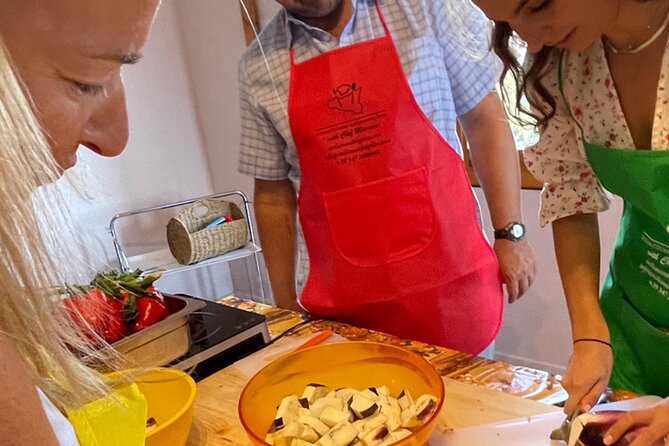 COOKING CLASS in Taormina at Chef Massimo HOUSE!! - Pairing With Local Wines