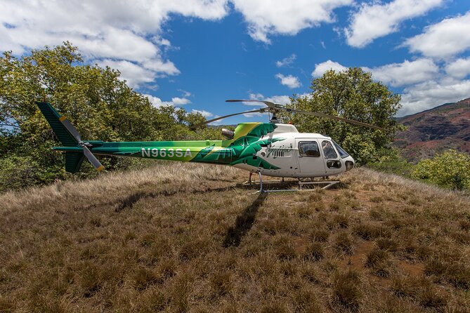Kauai Exclusive Helicopter Tour: Land & Explore Olokele Canyon - Small-Group Experience