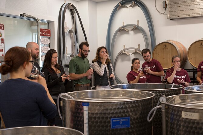 Meet the Winemakers - Seven Birches Winery Tour - Souvenir Wine Glass and Winemaker Interaction