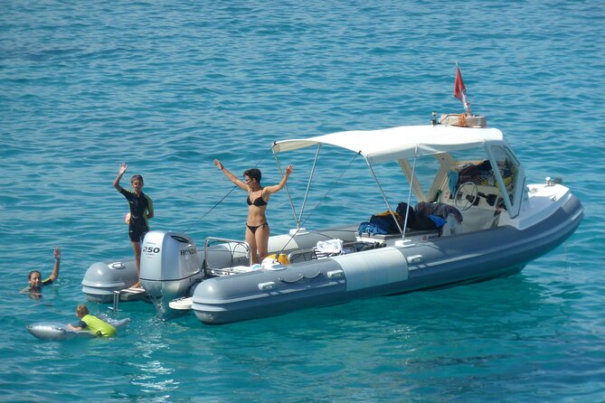 Observation of Dolphins and Snorkeling in a Rubber Boat in Olbia - Complimentary Onboard Amenities