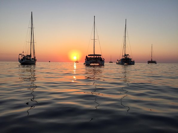Santorini Luxury Catamaran Sunset Cruise With BBQ, Drink and Transfer - Booking and Cancellation Policy