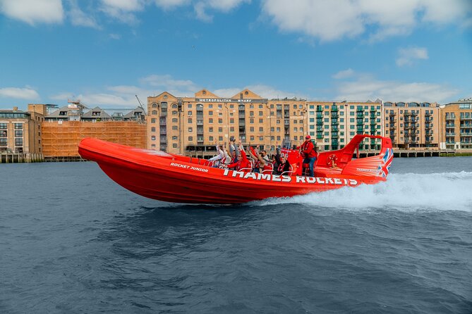 Thames High-Speed Zone Speedboat in London - Landmarks Seen Along the Way