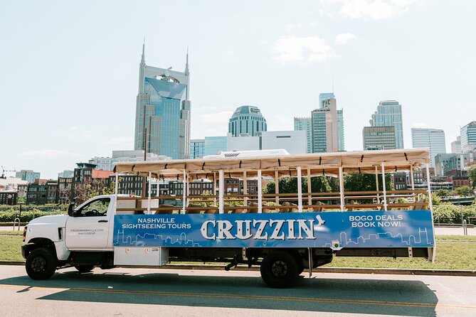 Cruzzin Nashville Narrated Sightseeing Tour by Open-Air Vehicle - Booking and Cancellation Policies