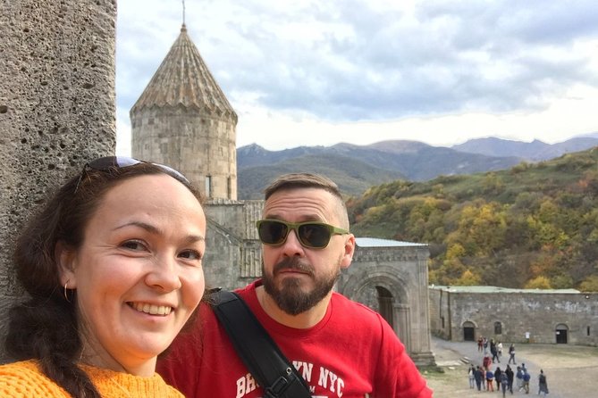 Day Trip Totatev: Tatev Monastery, Shaki Waterfall, Wine Tasting - Visiting Shaki Waterfall