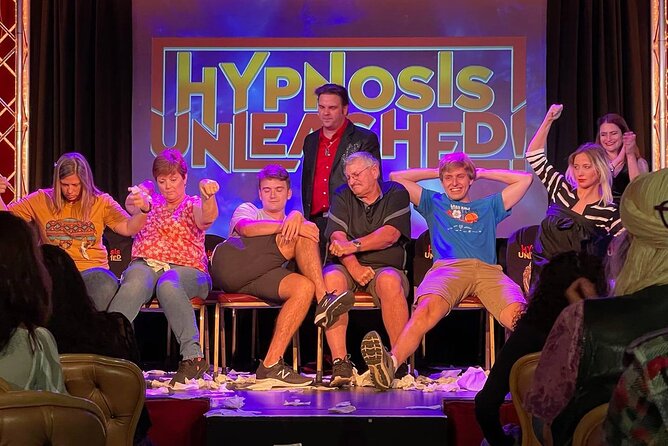 Hypnosis Unleashed Vegas' Hilarious Hypnosis Show at the 4 Queens - Performer Interaction