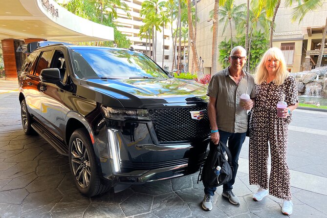 Luxury Transfer - Honolulu Hotel, Airport, Port (1-5 Passengers) - Greeting Service and Communication