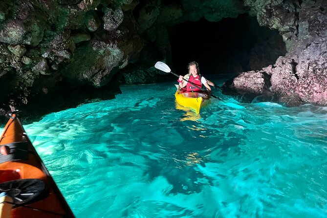 Porto Selvaggio Kayak Tour + Cliff Diving + Cold Spring Immersion - Cliff Diving Adventure