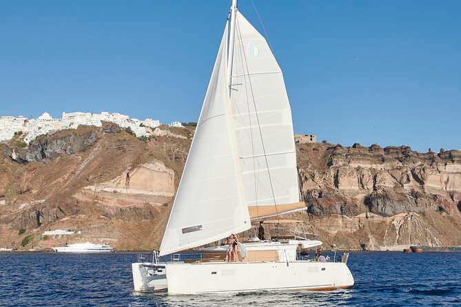 Santorini Gold Catamaran Cruise With BBQ, Drinks and Hotel Pickup - Key Selling Points and Recommendations