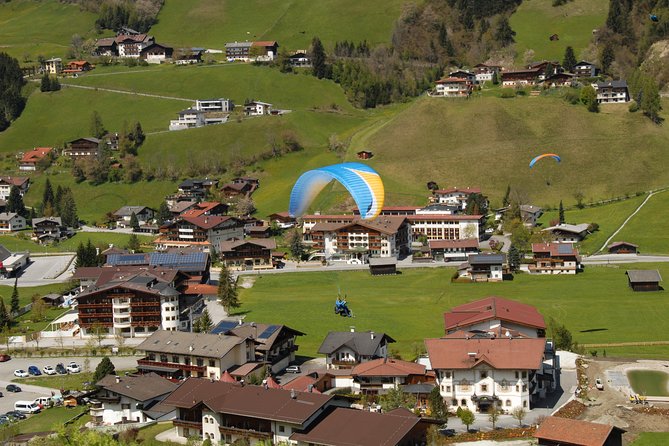 Tandem Paragliding in the Stubai Valley Near Innsbruck - Preparing for the Paragliding Flight