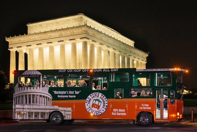 Washington DC Monuments by Moonlight Tour by Trolley - The Unique Nighttime Experience