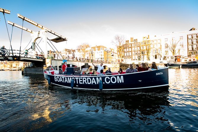Amazing Open Boat Amsterdam Canal Cruise With Two Drinks Incl. - Overview and Experience Highlights