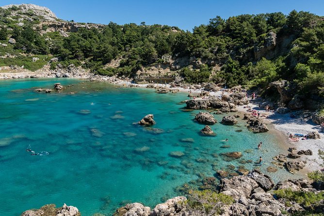 Boat Trip to Anthony Quinn, Kallithea & Traganou Bays - Discovering Kallithea Bay