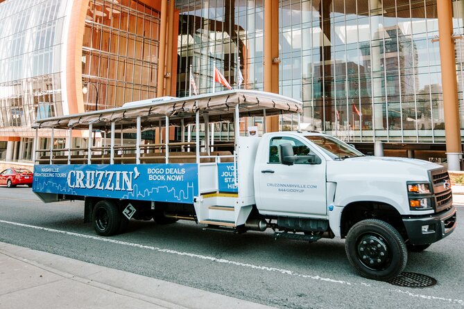 Cruzzin Nashville Narrated Sightseeing Tour by Open-Air Vehicle - Tour Capacity and Alcohol Policy