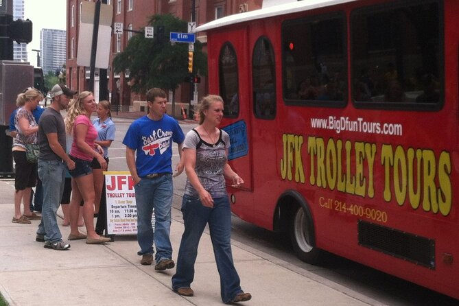 John F. Kennedy Trolley Tour in Dallas - The Comfort and Convenience of the Trolley