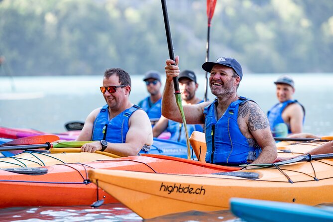 Kayak Tour of the Turquoise Lake Brienz - Indulging in the Aqua Park Experience