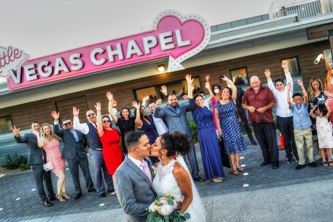 Las Vegas Wedding at The Little Vegas Chapel - Convenient Location on the Strip