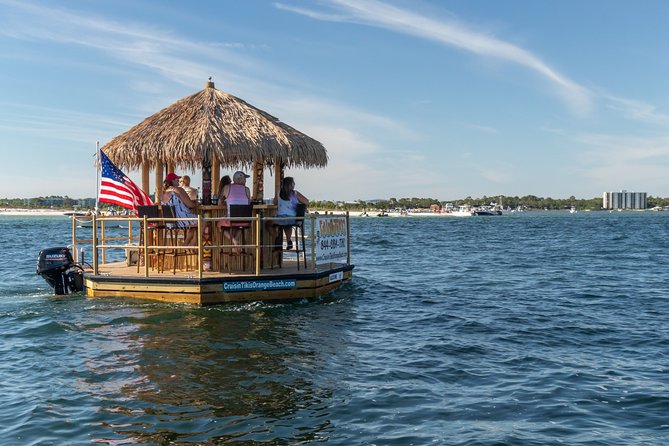 Orange Beach 90-Minute Sunset Cruise on a Tiki Bar - Sunset Views and Onboard Ambiance