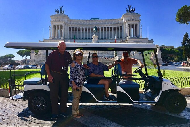 Rome Private 4 Hours Golf Cart Tours With Hotel Pickup - Exploring Romes Hidden Gems