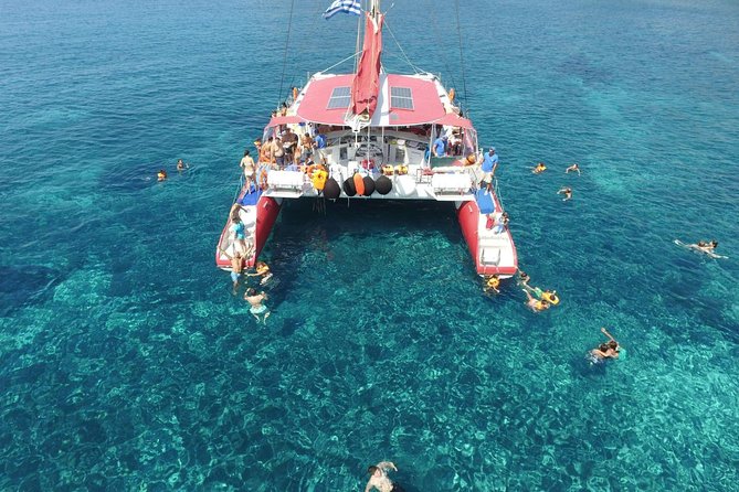 Sailing Catamaran Cruise in Santorini With BBQ, Drinks and Transfer - Highlights of the Cruise